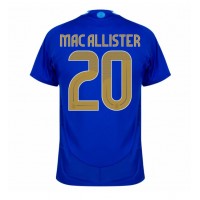 Argentinien Alexis Mac Allister #20 Fußballbekleidung Auswärtstrikot Copa America 2024 Kurzarm